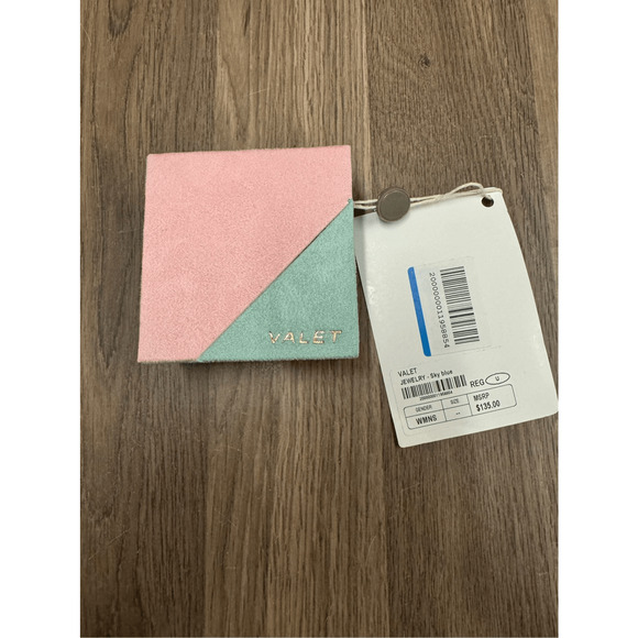 Valet Studio NWT Abigail Earrings in Sky Blue and Orange - Picture 4 of 7